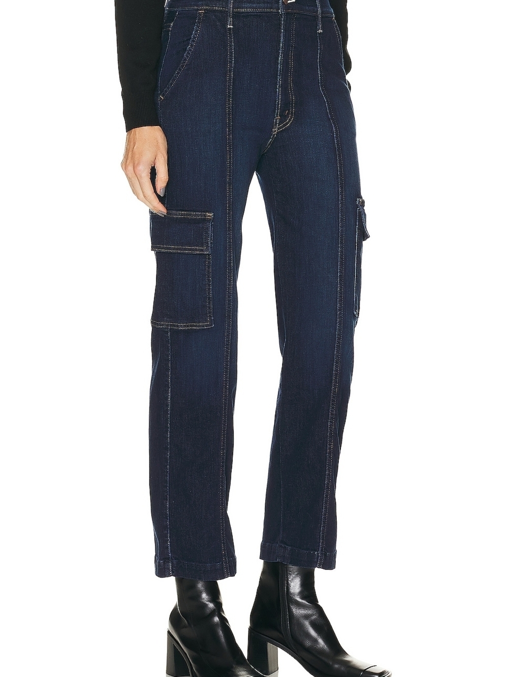 MOTHER The Rambler Cargo Ankle Jeans, Off Limits